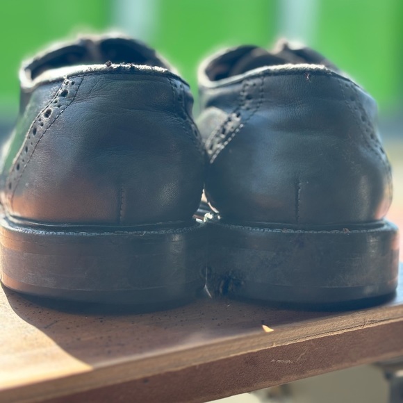 MENS ASTON GREY TWO TONE SHOES - Picture 4 of 5